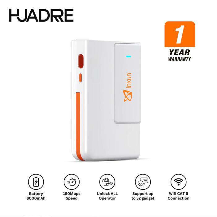 HUADRRE 2 in 1 Mifi Powerbank Router Wireless 4G 5G Lte Mini Modem Portable 150 Mbps Wifi Cat 6e