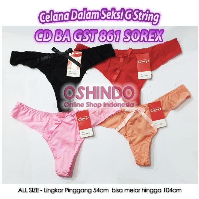 Sorex 861 Cd G String Celana Dalam Wanita Transparan Seksi Co