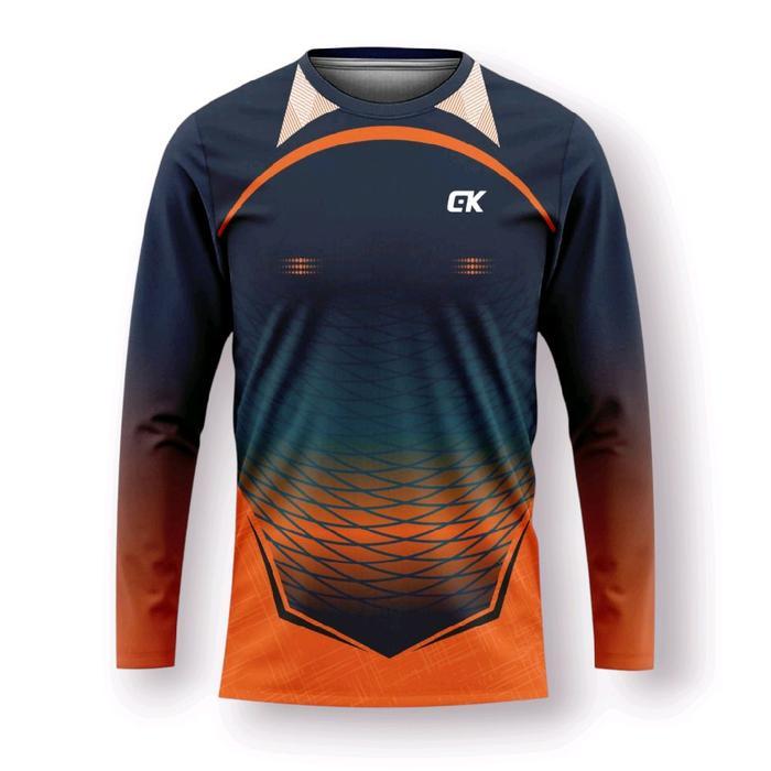 League - ATASAN TRAINING LENGAN PANJANG PRIA DAN WANITA FULL PRINTING BAJU OLAHRAGA TANGAN PANJANG