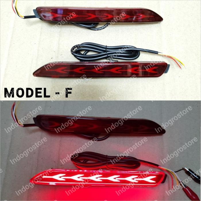 "New" Lampu LED Reflektor Bemper Belakang Mobil Grand Innova 2009 2010 2011 2012 2013 2014 2015