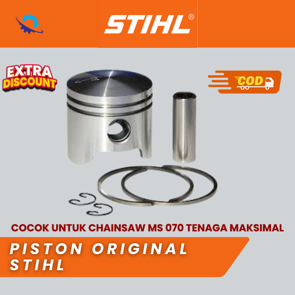 Piston Original STIHL MS 070 ASLI BISA COD Sparepart Chainsaw Senso MS070 Performa Optimal Promo