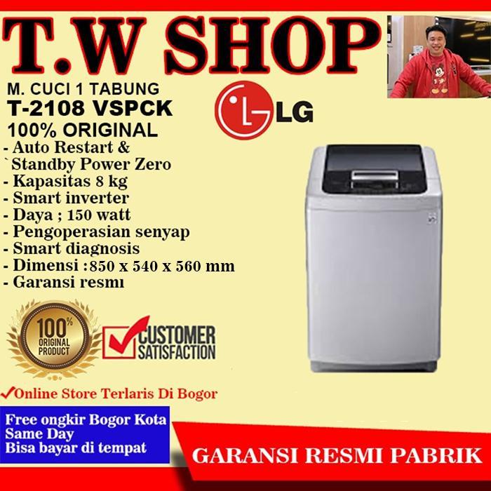 MESIN CUCI LG T-2108VSPCK