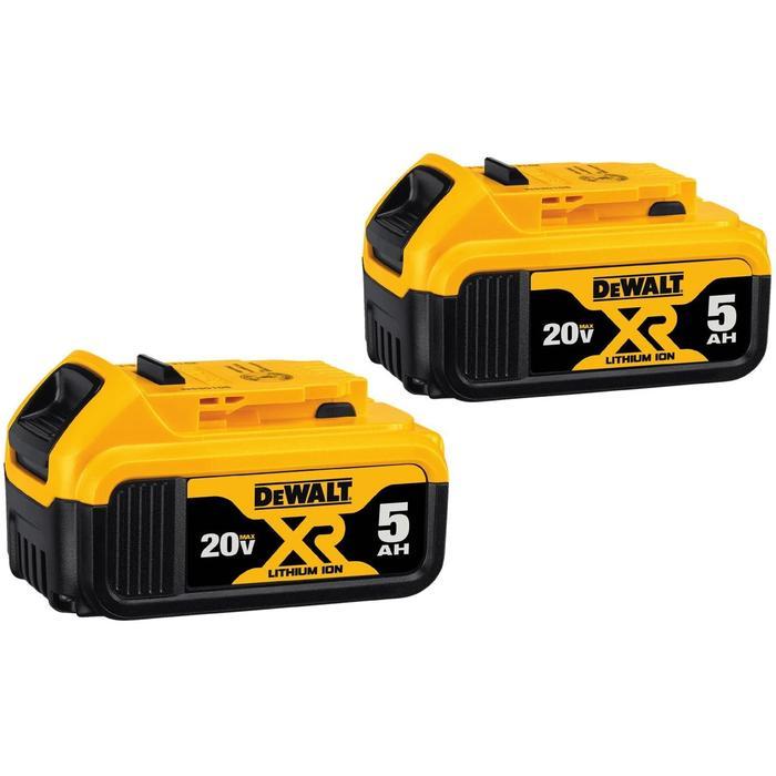 Battery / Baterai 20V 5Ah For Cordless DeWalt DCB184 DCB 184