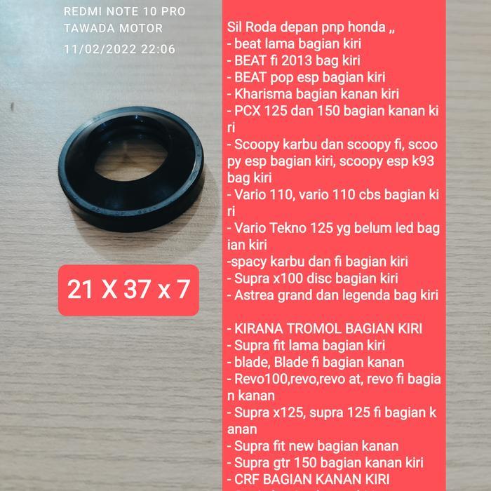 Sil Seal Roda Depan Honda Beat Karbu Beat Fi 2013 Beat Pop Esp Termurah Langka