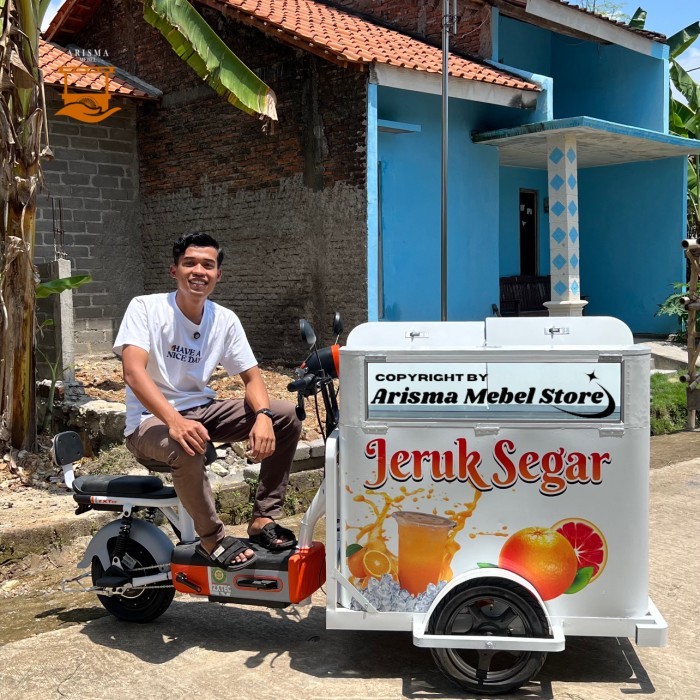 PROMO PUNCAK 8-8  (GARANSI UANG KEMBALI KLAU ADA RUSAK ATAU TIDK SESUAI) Gerobak sepeda listrik, ger