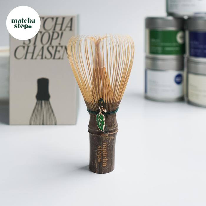 Terlaris Matcha Bamboo Whisk Artisan Kurotake Shin Chasen - Matchastop