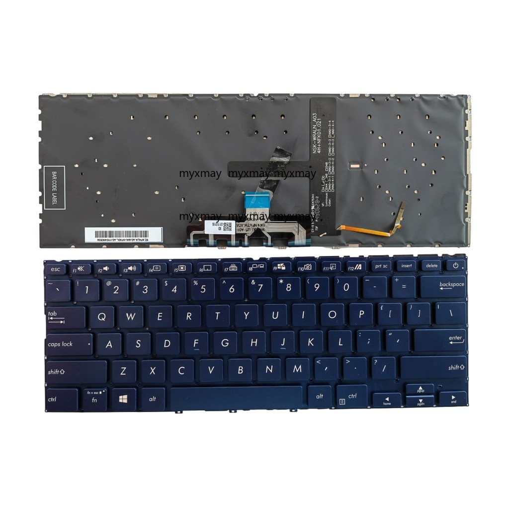 New US Language Backlit Keyboard For ASUS UX434 UX434F UX434FA UX434FAC UX434FQ Notebook PC