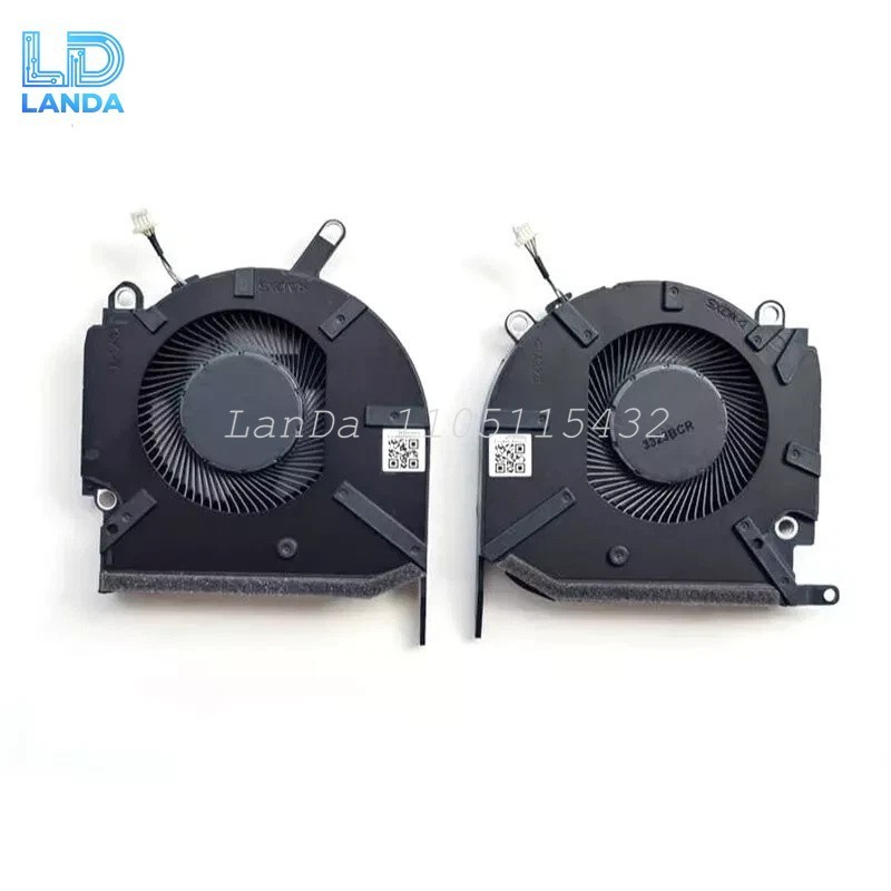 New Cpu Gpu Fan DC12V For N18097-001 N18098-001 HP OMEN Gaming Laptop 16-K 16-N