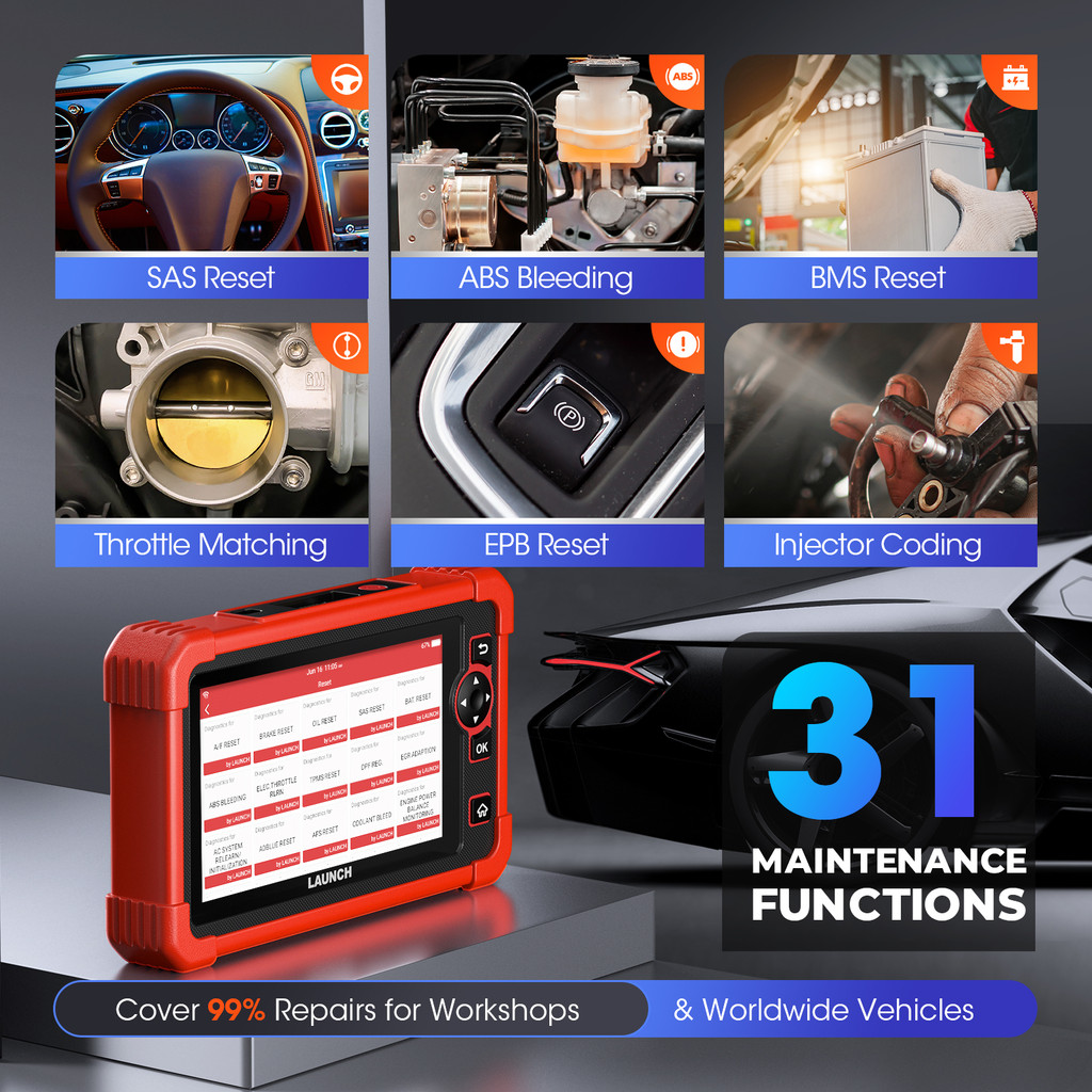 New LAUNCH X431 CRP919X OBD2 Scanner Professional Automotive Scanner Launch Diagnostic Tools ECU