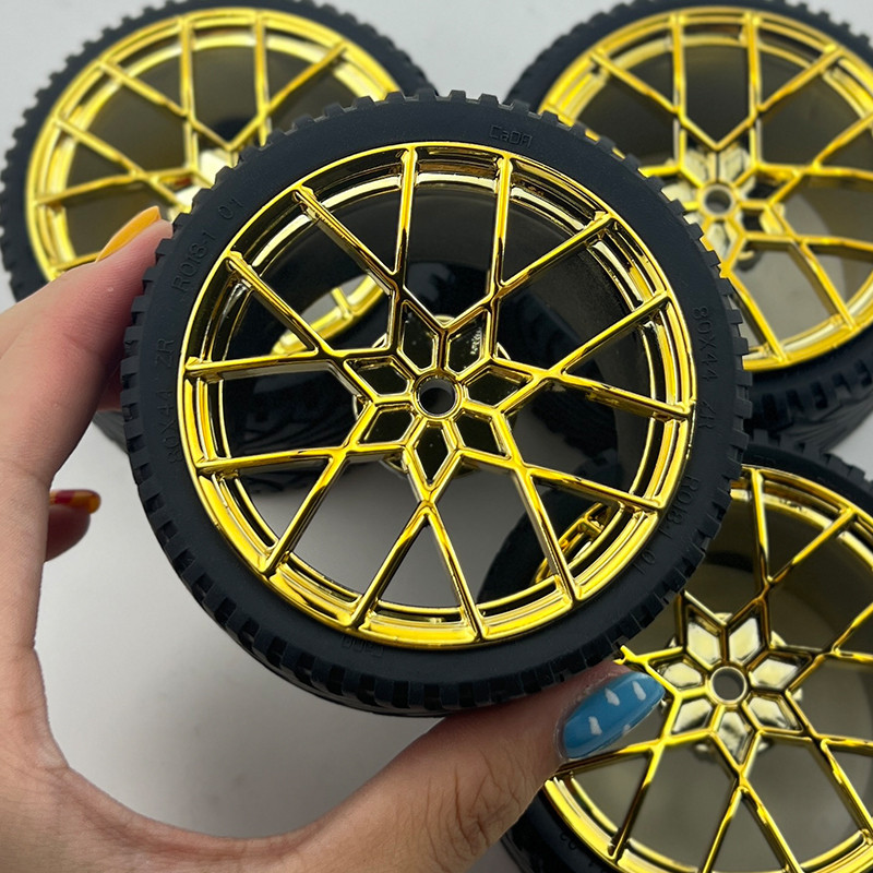 1:8 DIY CADA Building Block Brick Accessories Plating Hub Tyre Compatible LEGO GULY Vehicle Toy