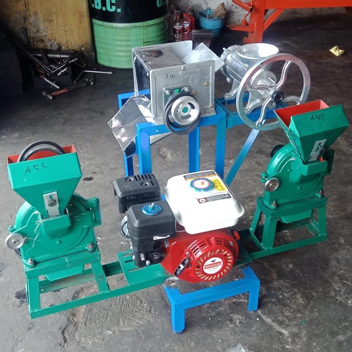 mesin selep tepung multifungsi 4 in 1 / sambal daging kelapa komplit lengkap