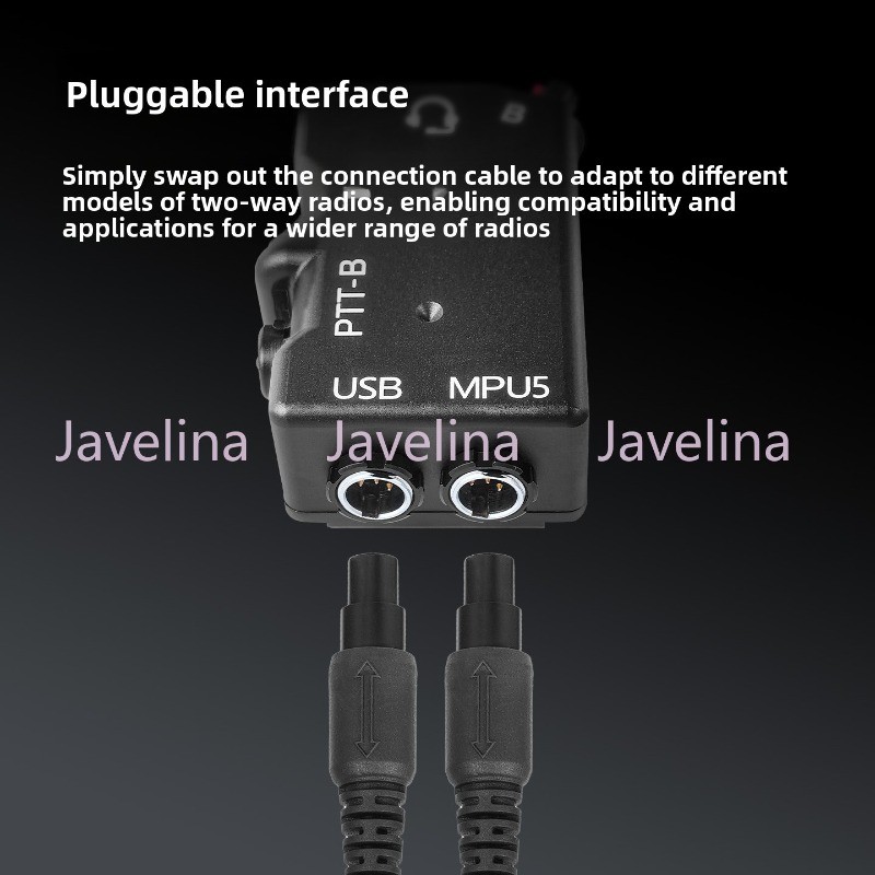 FCS all metal refined version MPU5 DUAL walkie talkie PTT tactical headset two-way PTT