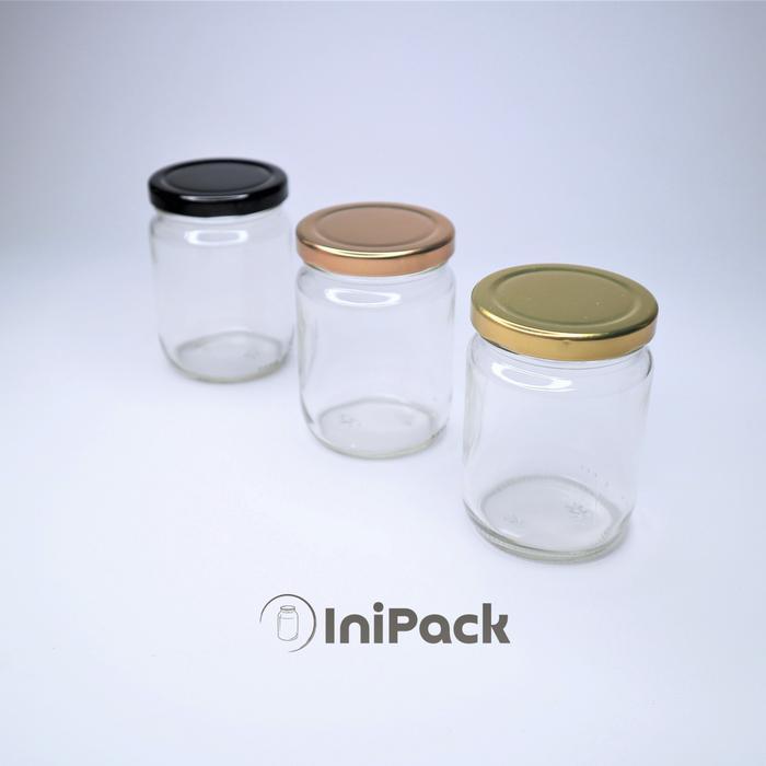 JTTOP" JAR KACA 250 ML / BOTOL SELAI KACA 250 ML / TOPLES KACA 250 ML
