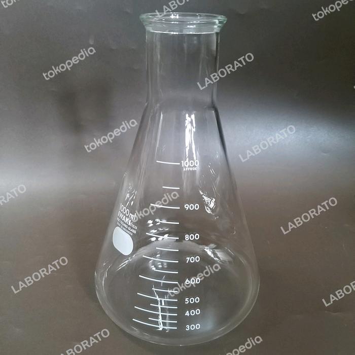 JTTOP" ERLENMEYER 1000ML IWAKI ERLENMEYER FLASK 1000 ML