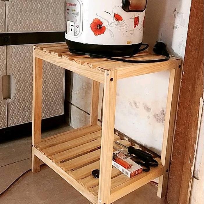 RAK NAKAS /RAK KOREA /RAK SUDUT Kayu