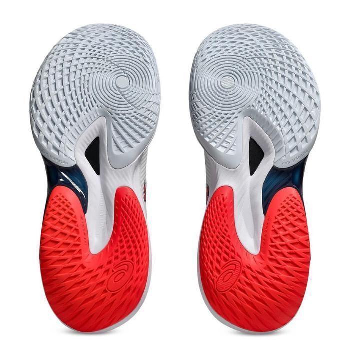 Sepatu Voli Asics Metarise 2 White Mako Blue 1051A089.101