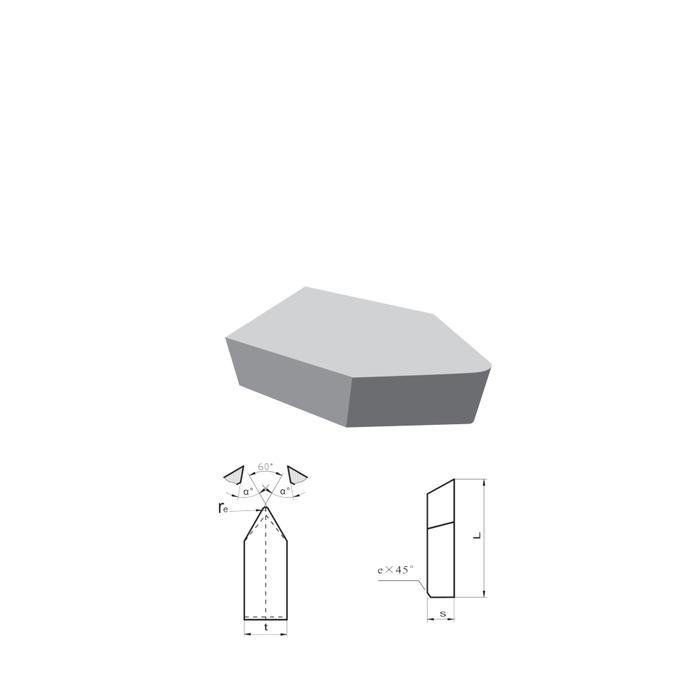 [] Mata Widia C122 YG6 Pahat Cemented Tip C 122 YG 6 Bubut Carbide