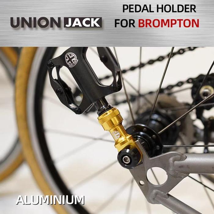 Pedal Holder Qr Union Jack For Mks Dll Bromptonn