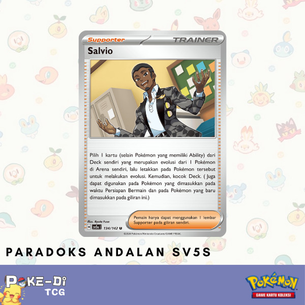 Salvio sv5s | 134/142 C - Pokemon TCG Indonesia