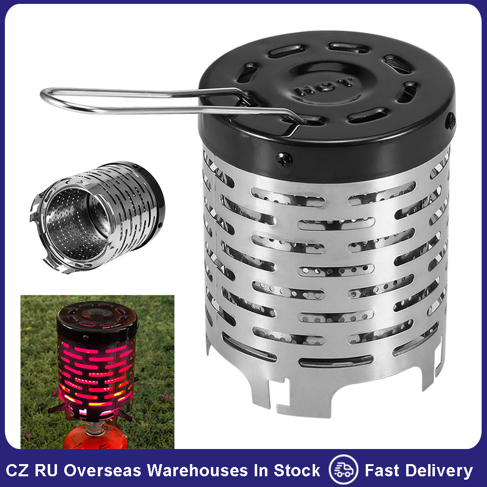 Pemanas Gas Portabel Luar Ruangan Perlengkapan Berkemah Kompor Penghangat Penutup Pemanas Pembakar G