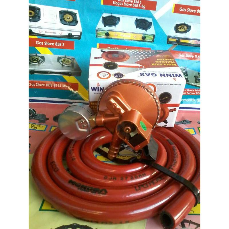 Regulator lpg Pertamina WINN GAS MARON W 268 M + Selang anti pecah