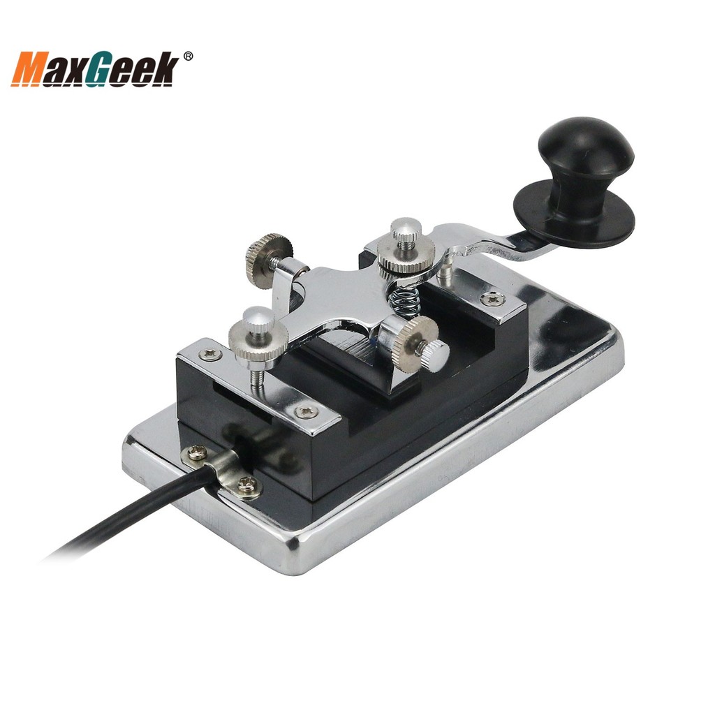 Maxgeek K4 Manual Telegraph Key Morse Key Cw Key Fit Shortwave Radio Morse Code Practices Cw