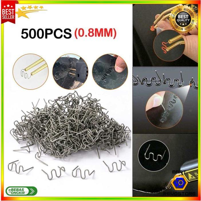 500 PCS Steples Kawat Solder Las Plastik Body Mobil Repair Welding Machine