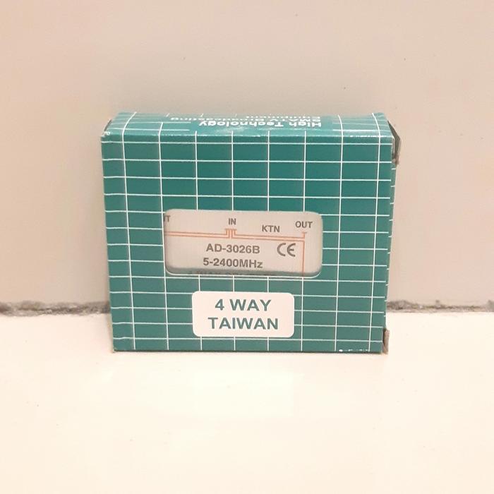 SPLITTER ANTENA TV AD3026B 4-WAY SPLITTER
