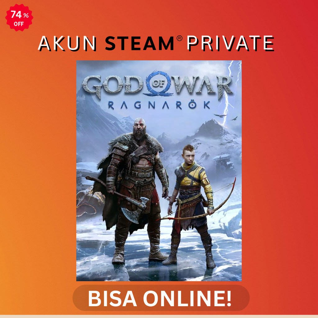 God of War Ragnarok - Steam PC Original - Akun Private Online