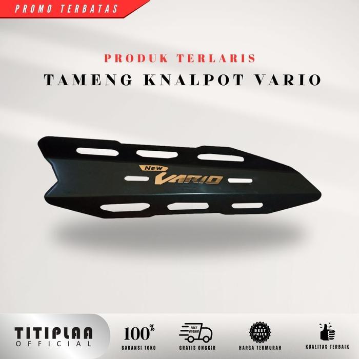 "New" Cover Knalpot Vario New Gold Tutup Knalpot Vario Tanpa Baut Vario 110 Vario 125 Vario 150
