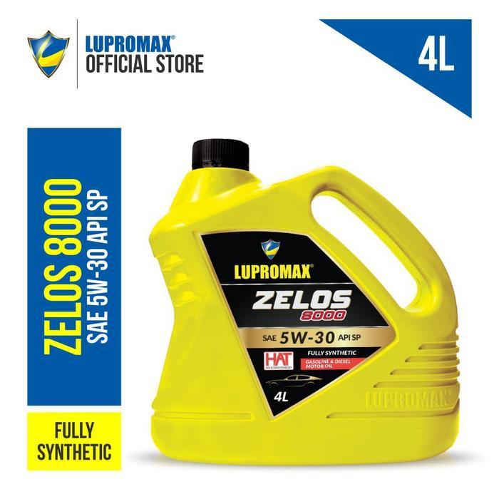 Oli Mobil Fully Sintetik Lupromax Zelos 8000 5W-30 - 4 Liter