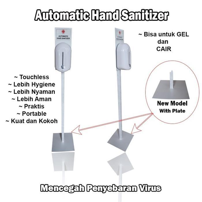 Hand Sanitizer Otomatis / Automatic Hand Sanitizer Paket Stand Komplit