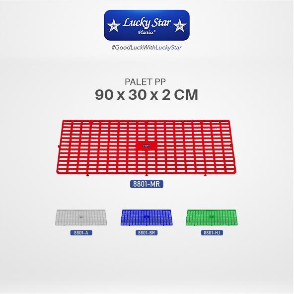 Palet plastik / Alas kandang / Tatakan / Pabrik / Gudang ( HD ) M