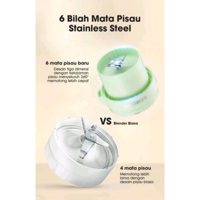 blender portable samono 350 ml