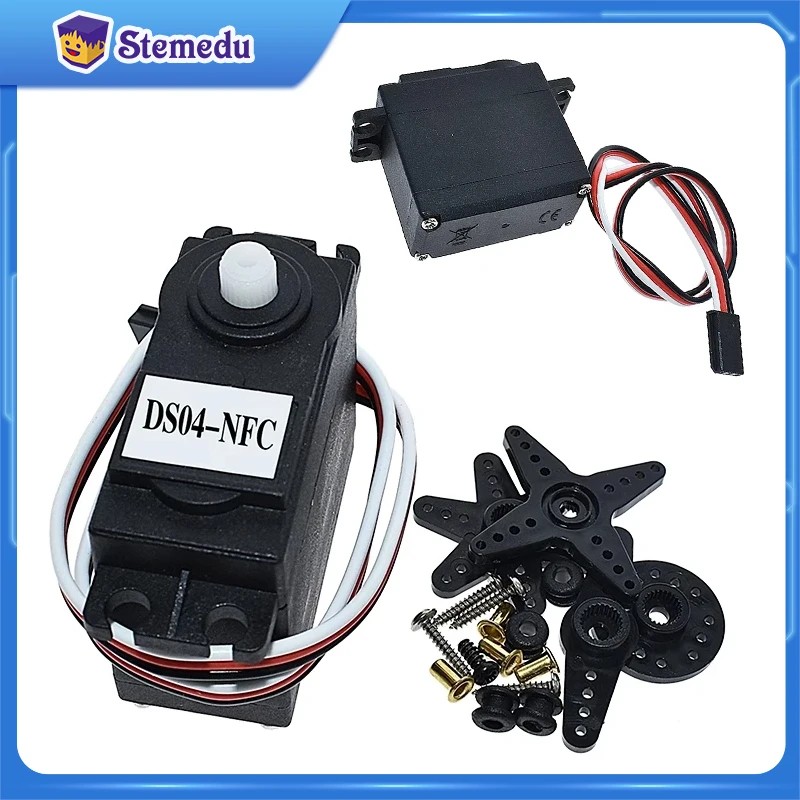 DS04-NFC RC Servo 360 Degree Continuous Rotation Servos Gear Motor Smart Car Robot Torsion 5.5kg/cm