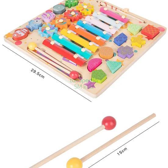 papan pancing xylophone/xylophone fishing board