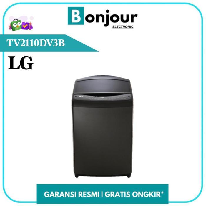 Mesin Cuci LG 10.5 Kg TV2110DV3B Inverter Top Loading LG 10.5KG TV2110