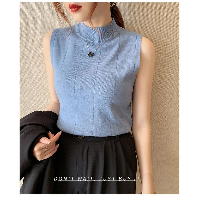 SALE Atasan Rajut Premium Inner Turtleneck Wanita Atasan Wanita Rompi Dalaman Baju Jilbab Rajut