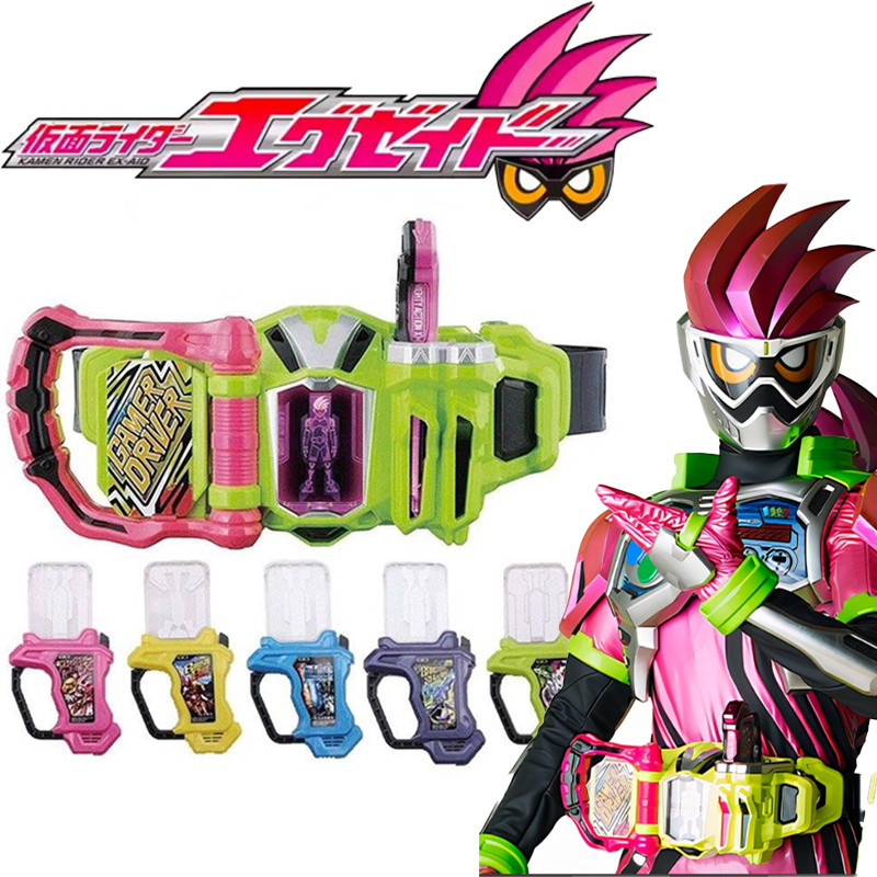 New Kamen Rider Ex-Aid Drr Kids Cosplay Belt Toy With Sounds Anime Action Hero Role Play Christmas