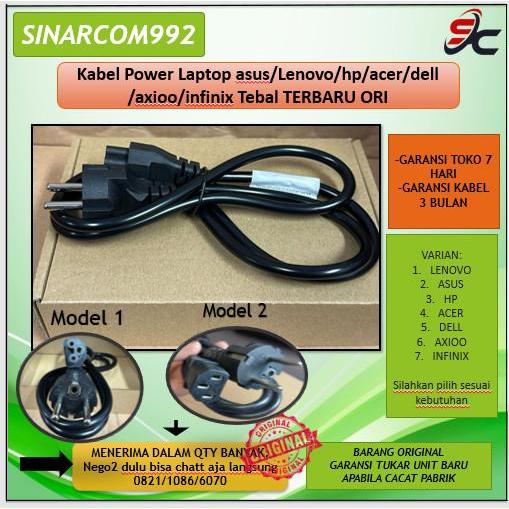 Kabel Power Laptop acer TebaL NEW
