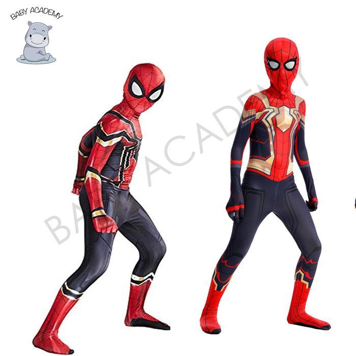 Terbaru Kostum Spiderman No Way Home Lengkap Topeng Anak Laki Laki Dewasa Premium Original