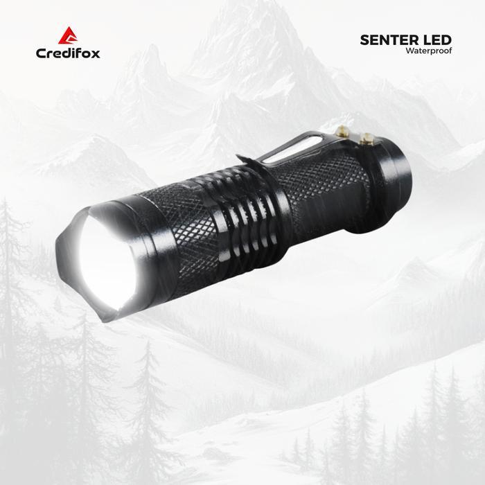 Eiger Sport Hike - Senter Led Zoom Waterproof 2000 Lumens - Senter Outdoor Hiking - Senter Gunung