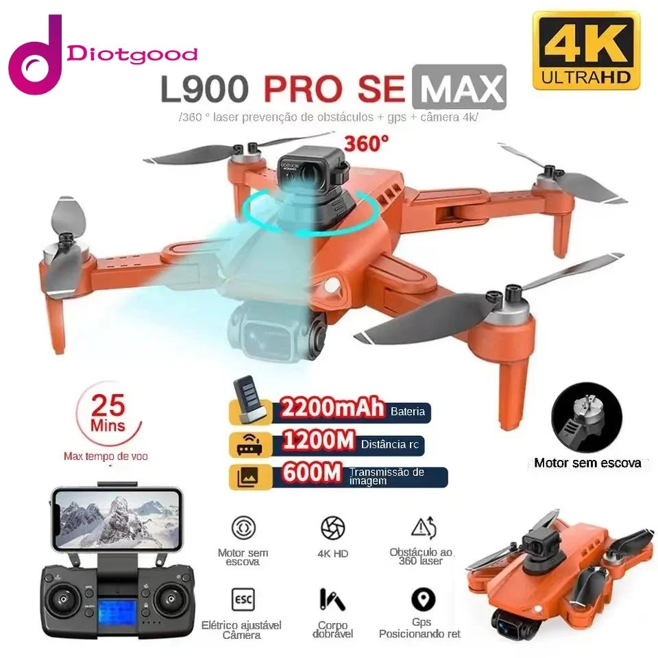L900 PRO/SE/MAX GPS With 4K HD Professional ESC Camera Obstacle Avoidance Brushless Foldable