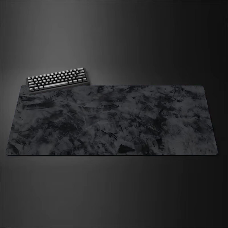 Gray Mouse Pad 900X400Mm Overlocked Mousepad Xxl Desktop Keyboard Table Pad Gray Game Desk Mat