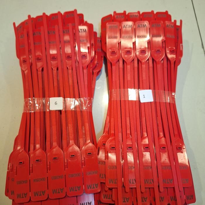SECURITY SEAL PLASTIK / SEGEL PENGAMAN