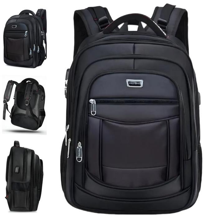 JTTOP" TAS POLO GIVES 18 IN TAS RANSEL KERJA TAS SEKOLAH KUNCI USB PORT POLO IMPORT