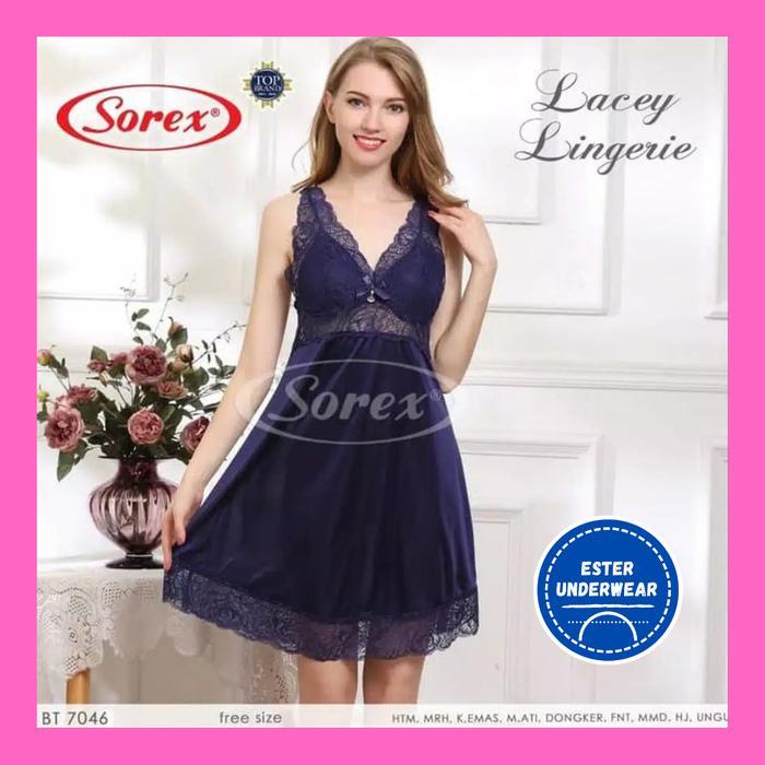 Baju Tidur wanita satin Lingerie Sorex Exclusive BT 7046 ISI-1 PCS