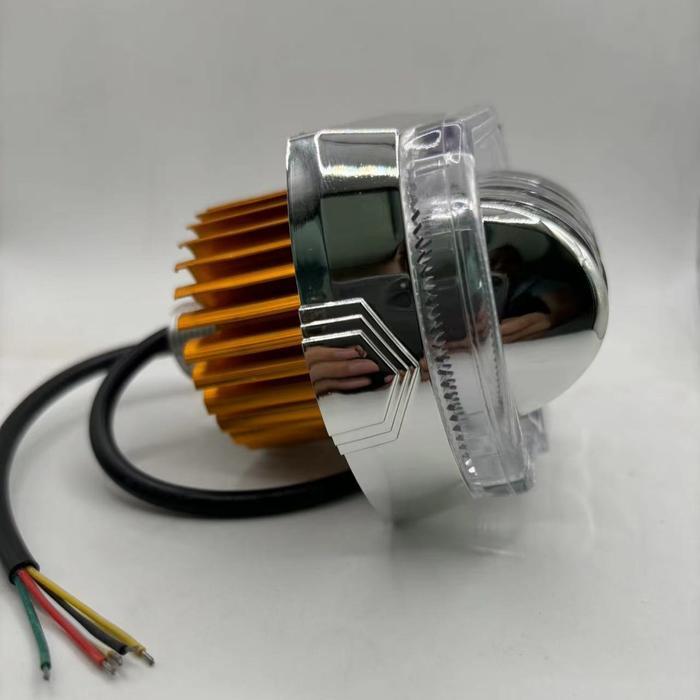 (COD) Projector BIled 3 Lensa 8D Cut Off Lampu Tembak LED biled 3inch Shroud + Devil Laser U20