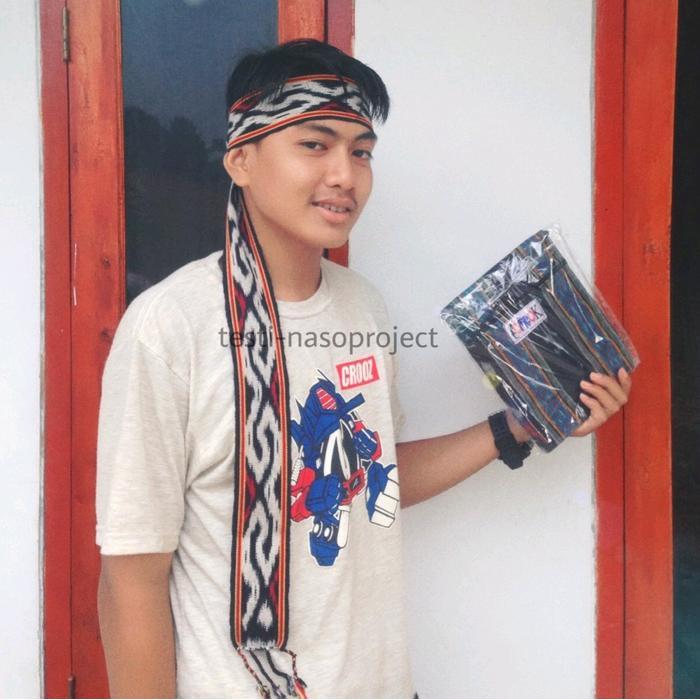 Syal Ikat Kepala Tenun Etnik Kalimantan Toraja NTT Original