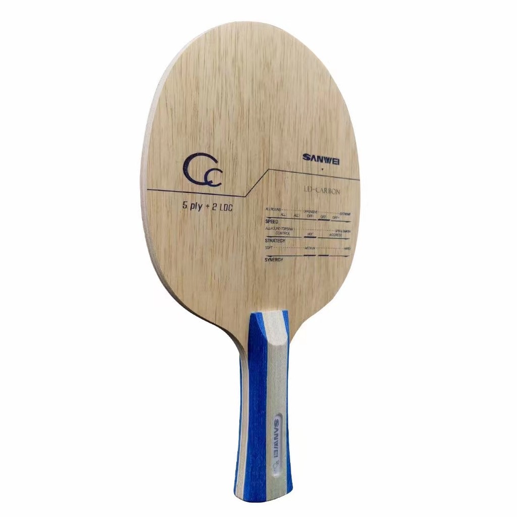 SANWEI CC Table tennis blade 5 wood+2 carbon OFF++ training without box ping pong racket bat paddle 